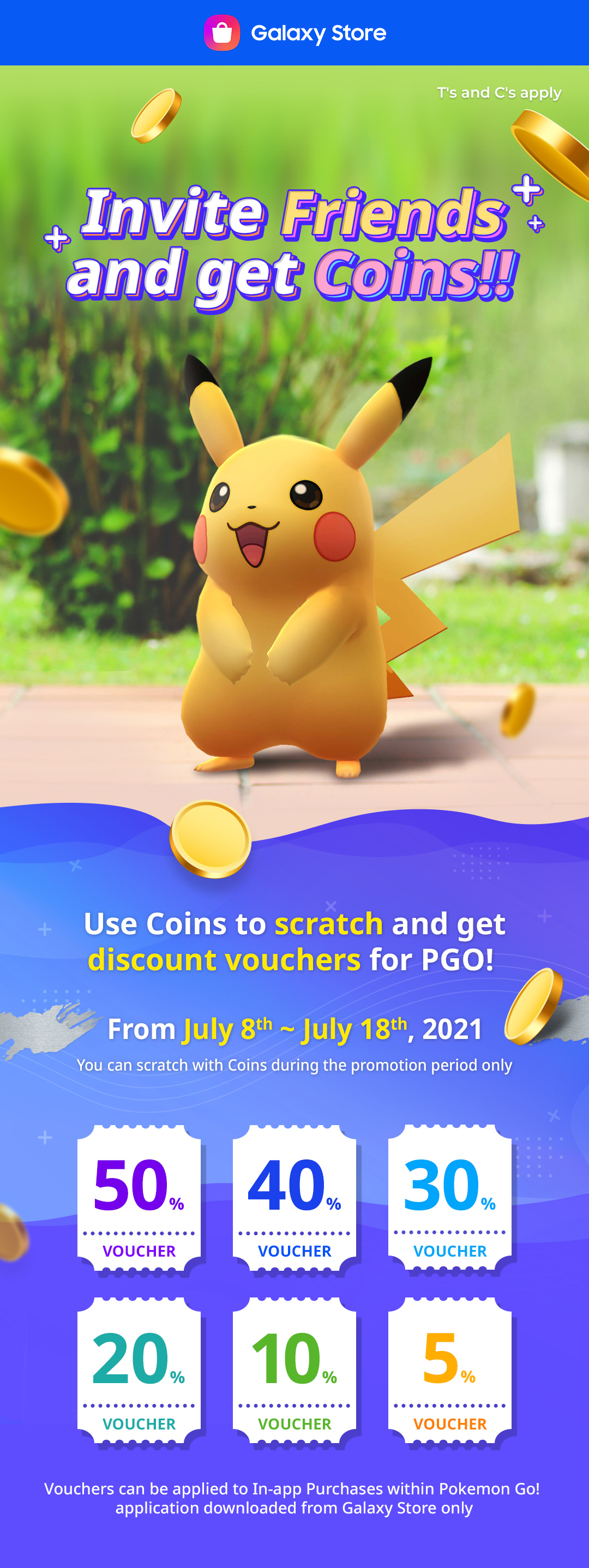 Invite Friends and get Coins!!
