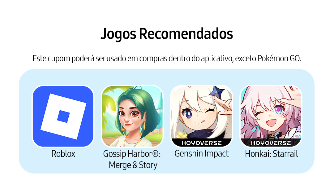 Use voucher in the selected games
